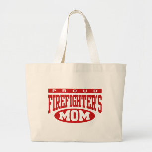 Bolsa Tote Grande Mãe de Bombeiro Orgulhoso