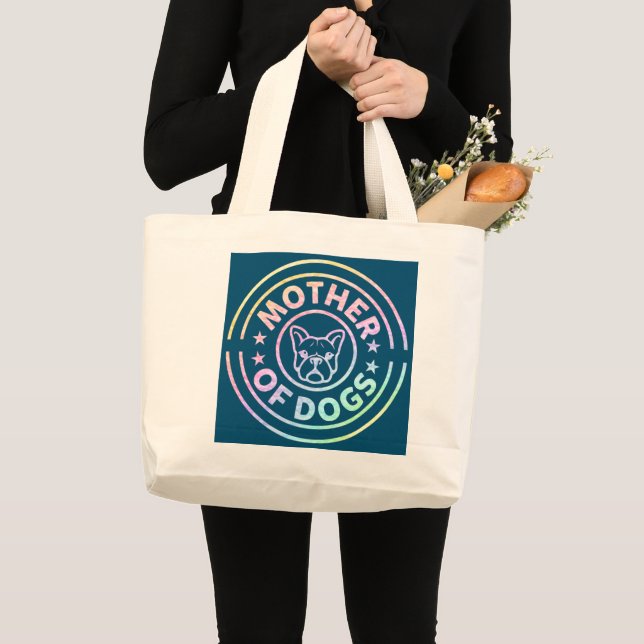 Bolsa Tote Grande Mãe de Cachorro Puppia Pau Pau Dono de Pet (Frente (produto))