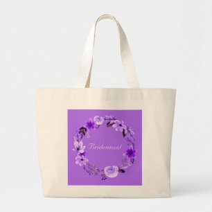 Bolsa Tote Grande Mãe de Noiva de Bridesmaid do Noivo
