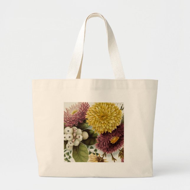Bolsa Tote Grande Mãe Floral de Flor com Arrefecimento (Frente)