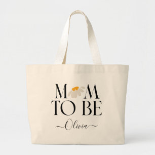 Bolsa Tote Grande Mãe, para ser um novo presente de chá de fraldas