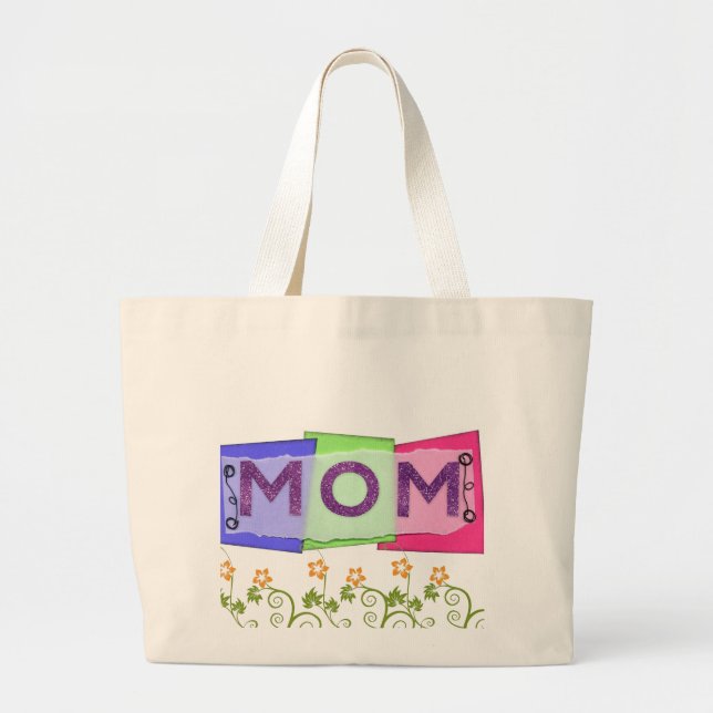 BOLSA TOTE GRANDE MÃE RETRO TOTE BAG (Frente)