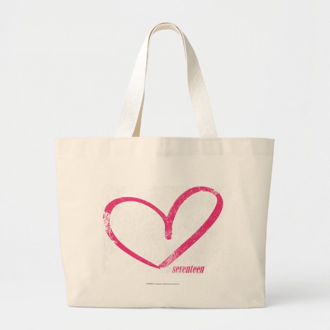 Bolsa Tote Grande Magenta de OpenHeart (Frente)