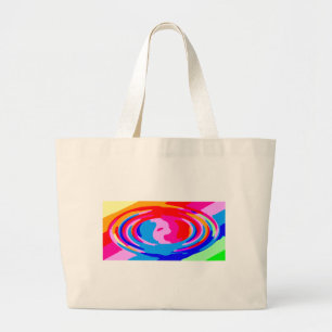 Bolsa Tote Grande Magia arco-íris