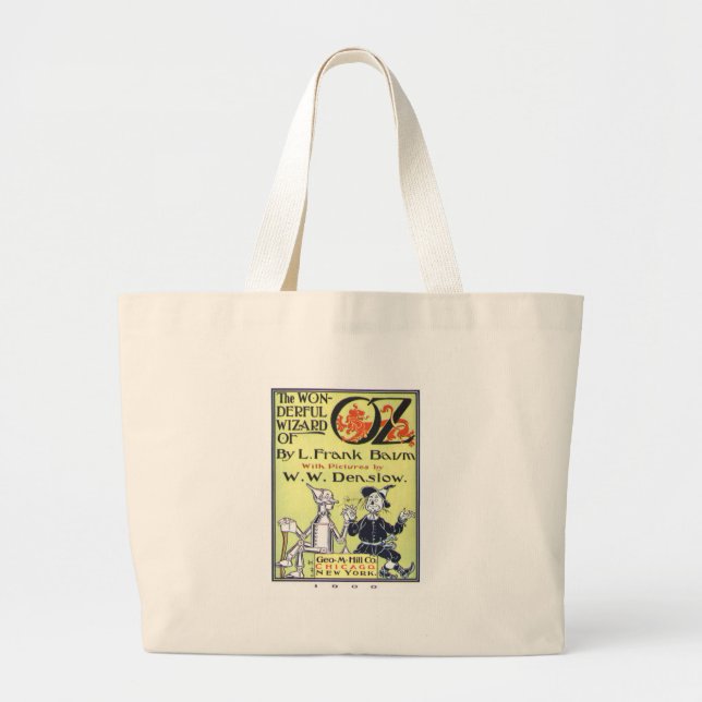 Bolsa Tote Grande Magnífico Feiticeiro De Oz (Frente)