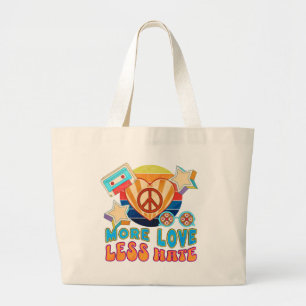 Bolsa Tote Grande Mais amor menos ódio