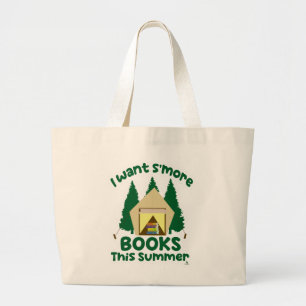 Bolsa Tote Grande Mais Livros Para a Temporada de Leitura de Verão