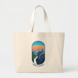 Bolsa Tote Grande Mais para explorar