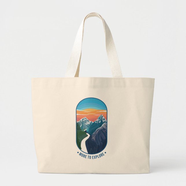Bolsa Tote Grande Mais para explorar (Frente)