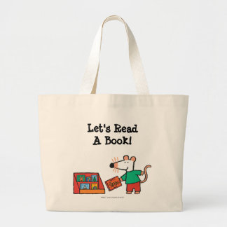 Bolsa Tote Grande Maisy com livros da biblioteca