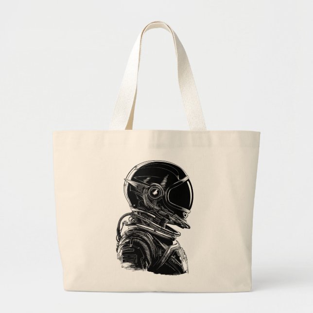 Bolsa Tote Grande Major Tom the Astronaut (Frente)