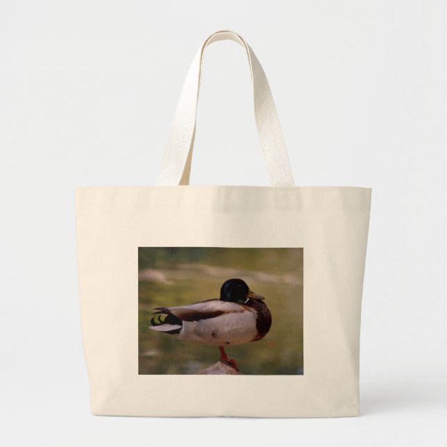 Bolsa Tote Grande Mallard Duck (Frente)