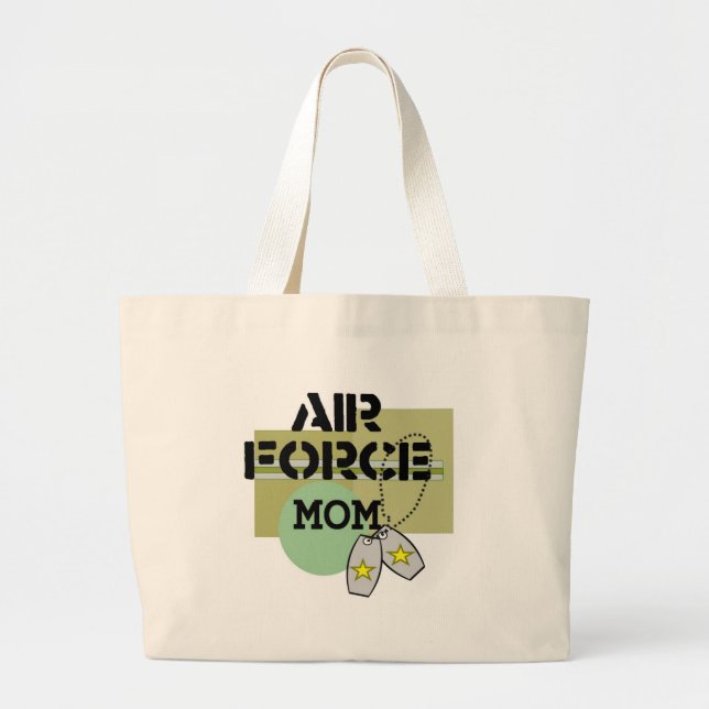 BOLSA TOTE GRANDE MAMÃ DA FORÇA AÉREA (Frente)