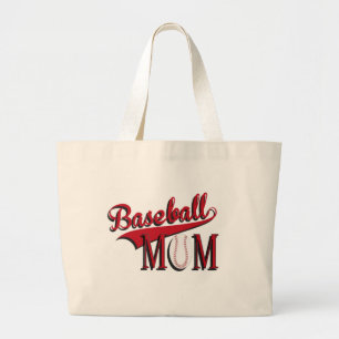 Bolsa Tote Grande Mamã do basebol - saco
