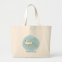 Bolsa Tote Grande Mama Duck Personalizado Comprando Tote Bag