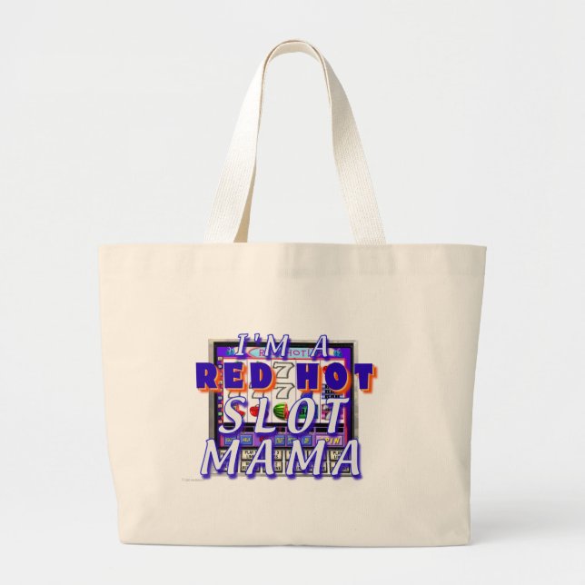 BOLSA TOTE GRANDE MAMA ENCARNADO SACOLA DO ENTALHE (Frente)