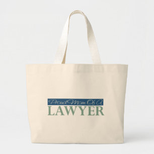 Bolsa Tote Grande Mamã orgulhosa de um advogado