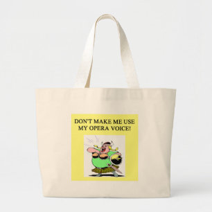 Bolsa Tote Grande mamã; voz da ópera de s