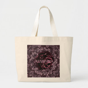 Bolsa Tote Grande Mandala de Rosa 