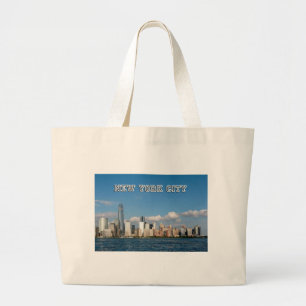Bolsa Tote Grande Manhattan Skyline Nova Iorque USA