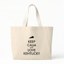 Mantenha a calma e o amor personalizáveis KENTUCKY