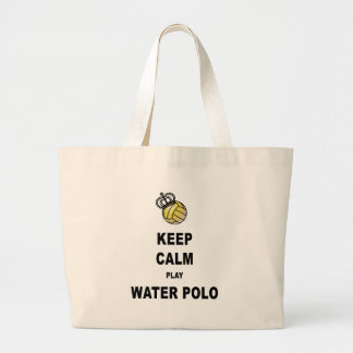 Bolsa Tote Grande Mantenha produtos do pólo aquático da calma e do