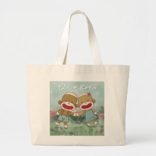 Bolsa Tote Grande Mãos de Férias Lil & Kona
