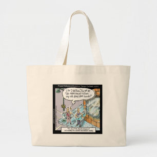 Bolsa Tote Grande Mãos Limpa Frias C/Presentes e Camisetas Engraçada