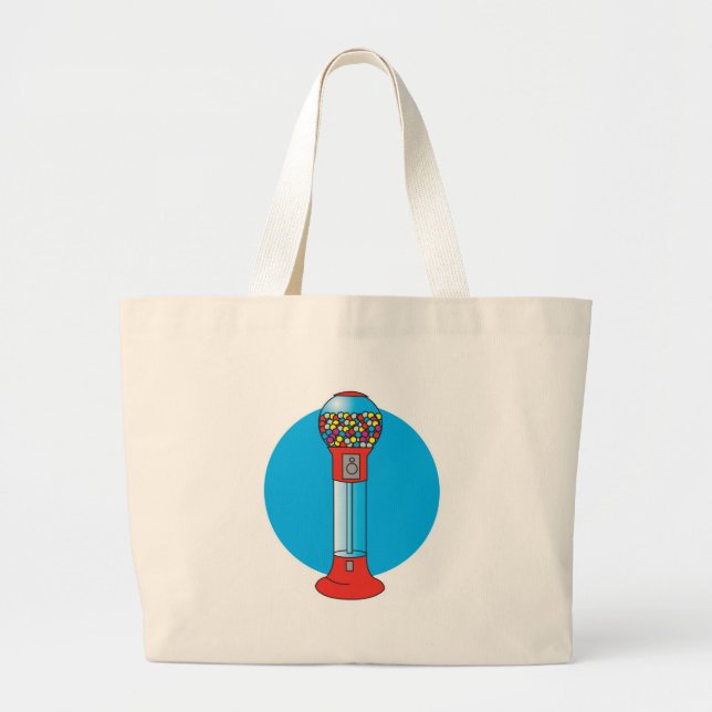 Bolsa Tote Grande máquina móvel retrorreflectora (Frente)