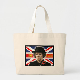 Bolsa Tote Grande Margaret Thatcher I Love Maggie