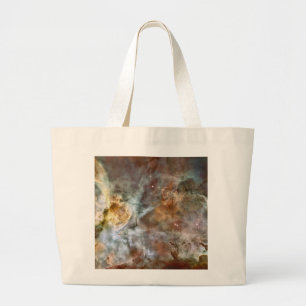 Bolsa Tote Grande Mármore Pastel na nebulosa de Carina