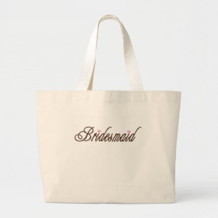 Bolsa Tote Grande Marrons elegantes da dama de honra