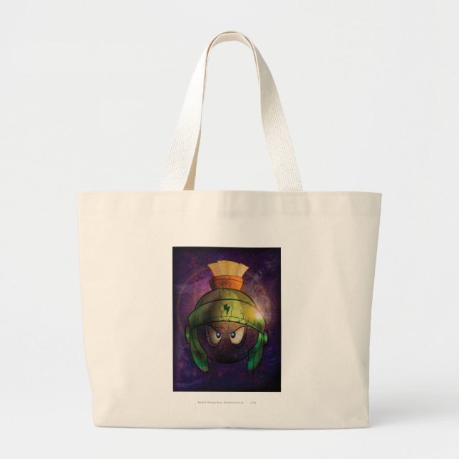 Bolsa Tote Grande MARVIN, A Batalha MARTIAN™ Fortalecida (Frente)