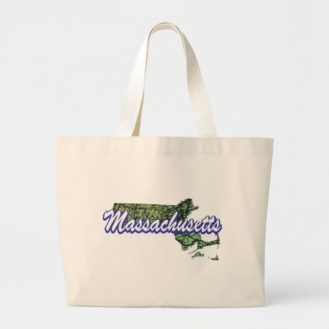 Bolsa Tote Grande Massachusetts (Frente)