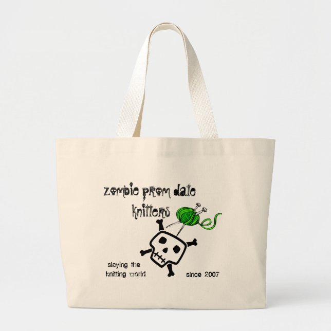 Bolsa Tote Grande massacrando o mundo de confecção de malhas… (Frente)