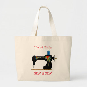 Bolsa Tote Grande Mastigação E Moçagem De Artesanato