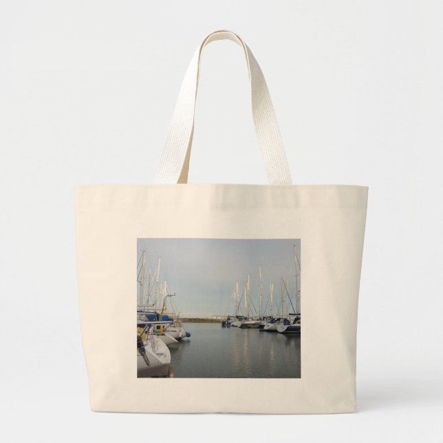 Bolsa Tote Grande Mástiles Iluminados pelo Sol (Frente)