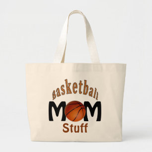 Bolsa Tote Grande Material customizável da mamã do basquetebol, o