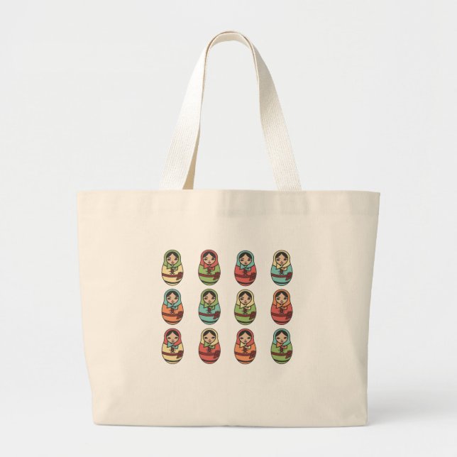 Bolsa Tote Grande Matrioska (Frente)