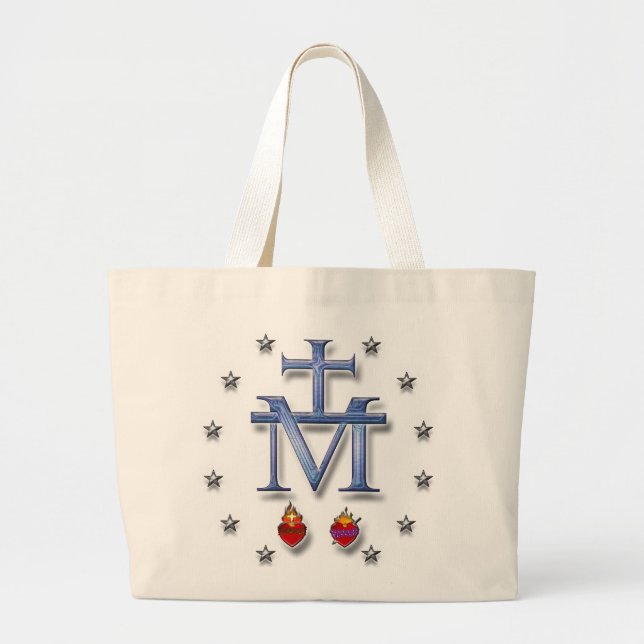 Bolsa Tote Grande Medalha miraculosa (Frente)