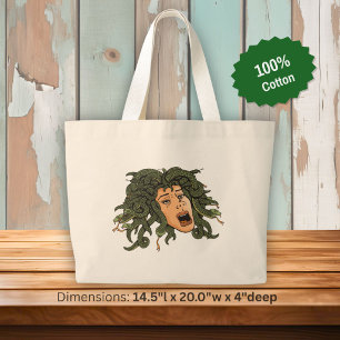 Bolsa Tote Grande Medusa Head