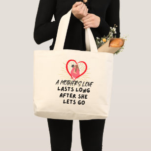 Bolsa Tote Grande Melhor Mãe do Kansas O Amor de uma Mãe Dura Para S