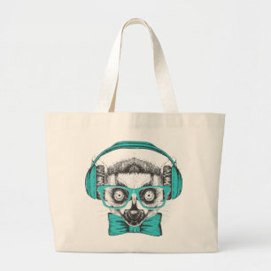 Bolsa Tote Grande Melómano do Lemur