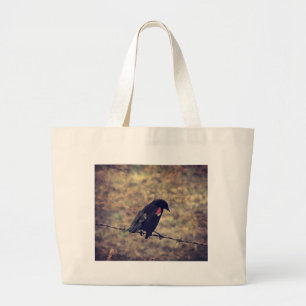 Bolsa Tote Grande Melro voado vermelho