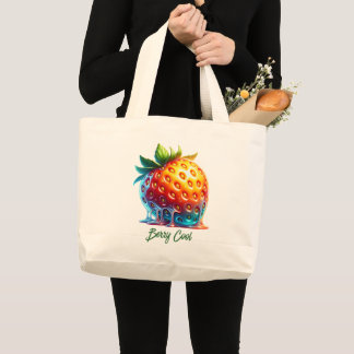 Bolsa Tote Grande Melting Strawberry-Berry CoolTote Bag