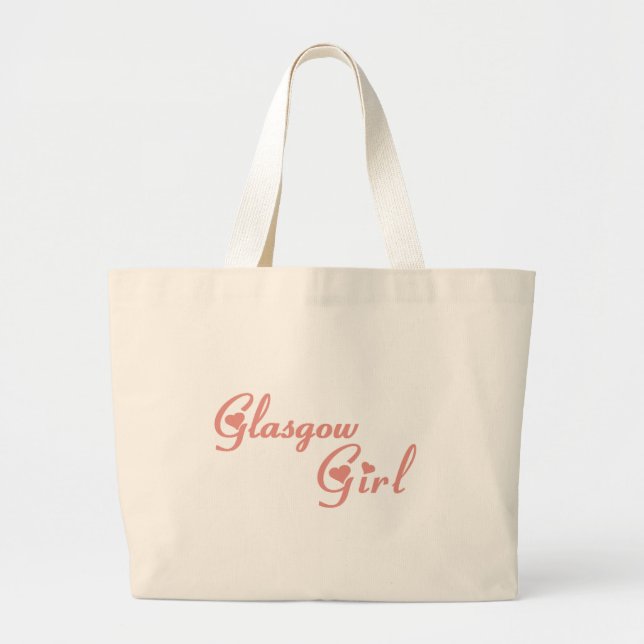 Bolsa Tote Grande Menina de Glasgow (Frente)