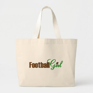 Bolsa Tote Grande Menina do futebol