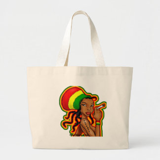 Bolsa Tote Grande menina jamaicana