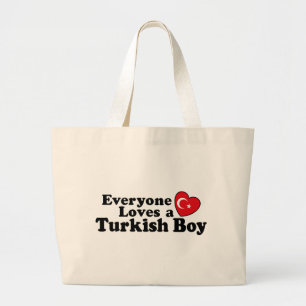 Bolsa Tote Grande Menino turco