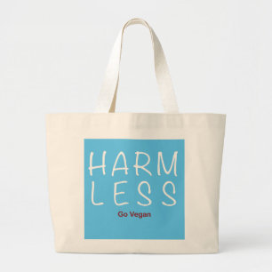 Bolsa Tote Grande Menos Prejuízo - Ir Vegan (Versão Leve)